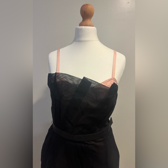 Marc by Marc Jacobs retro glam cocktail dress silk lining taffeta shell - Picture 2 of 12